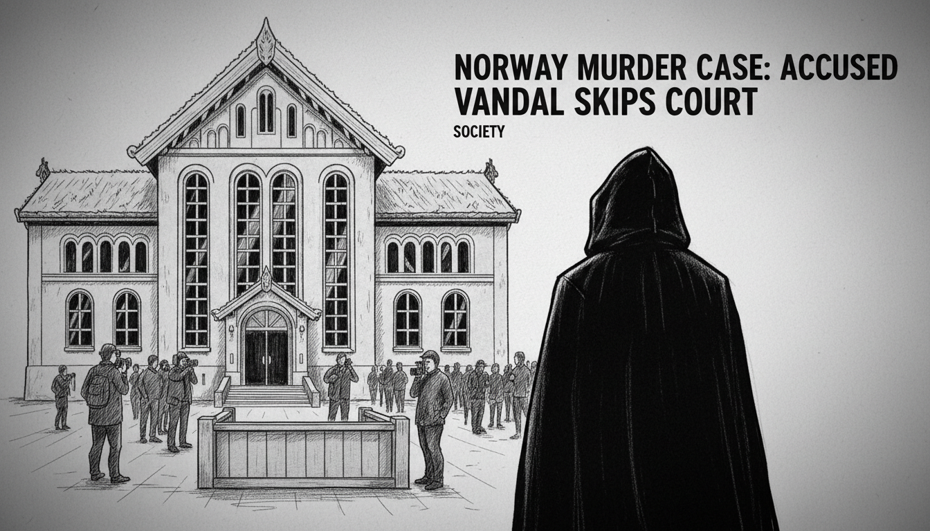 Norway Murder Case: Accused Vandal Skips Court
