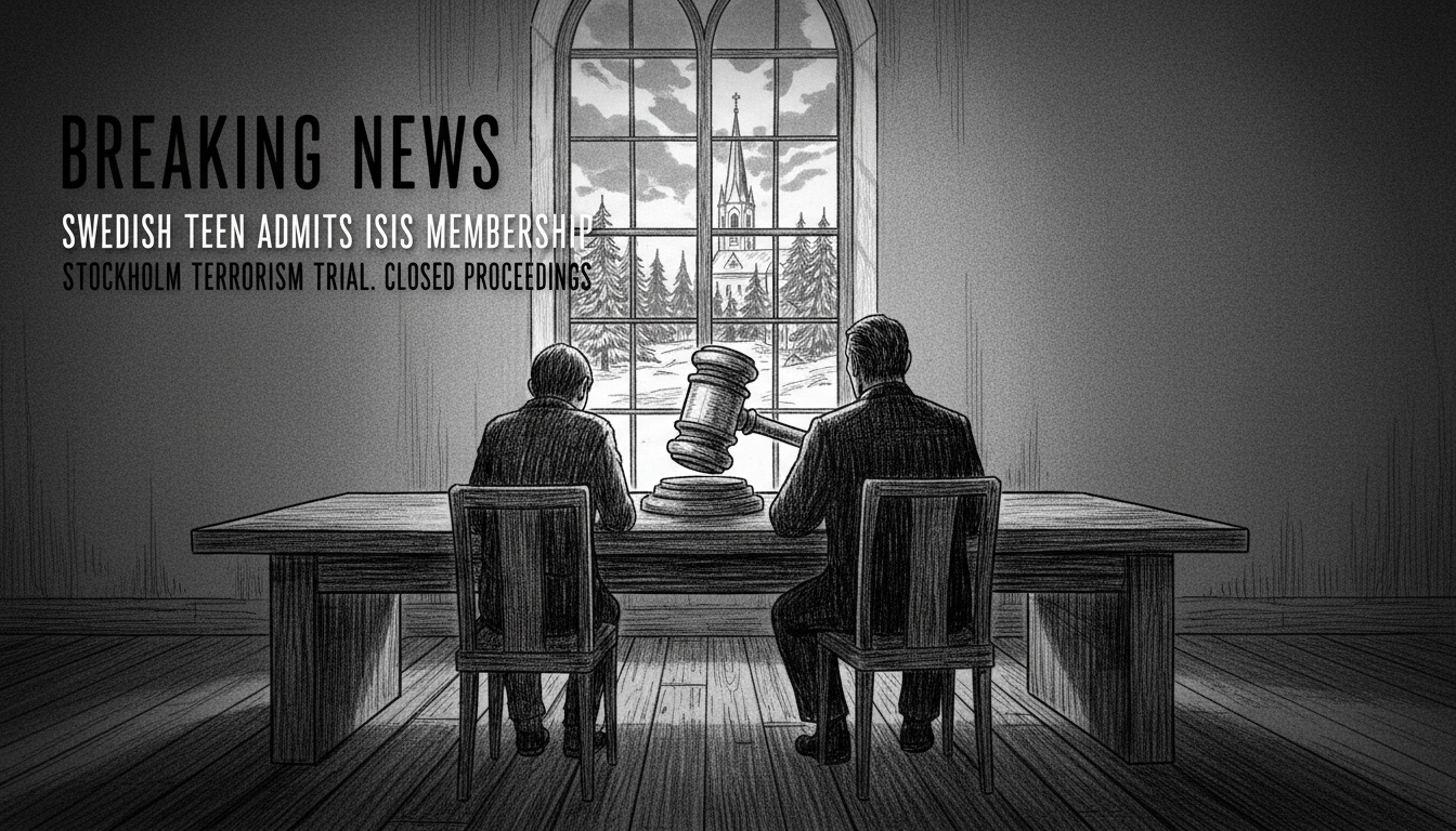 Swedish Teenager Admits ISIS Membership in Terrorism Trial