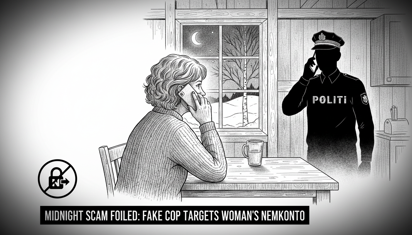 Fake Police Officer Targets Woman in Midnight Scam Attempt