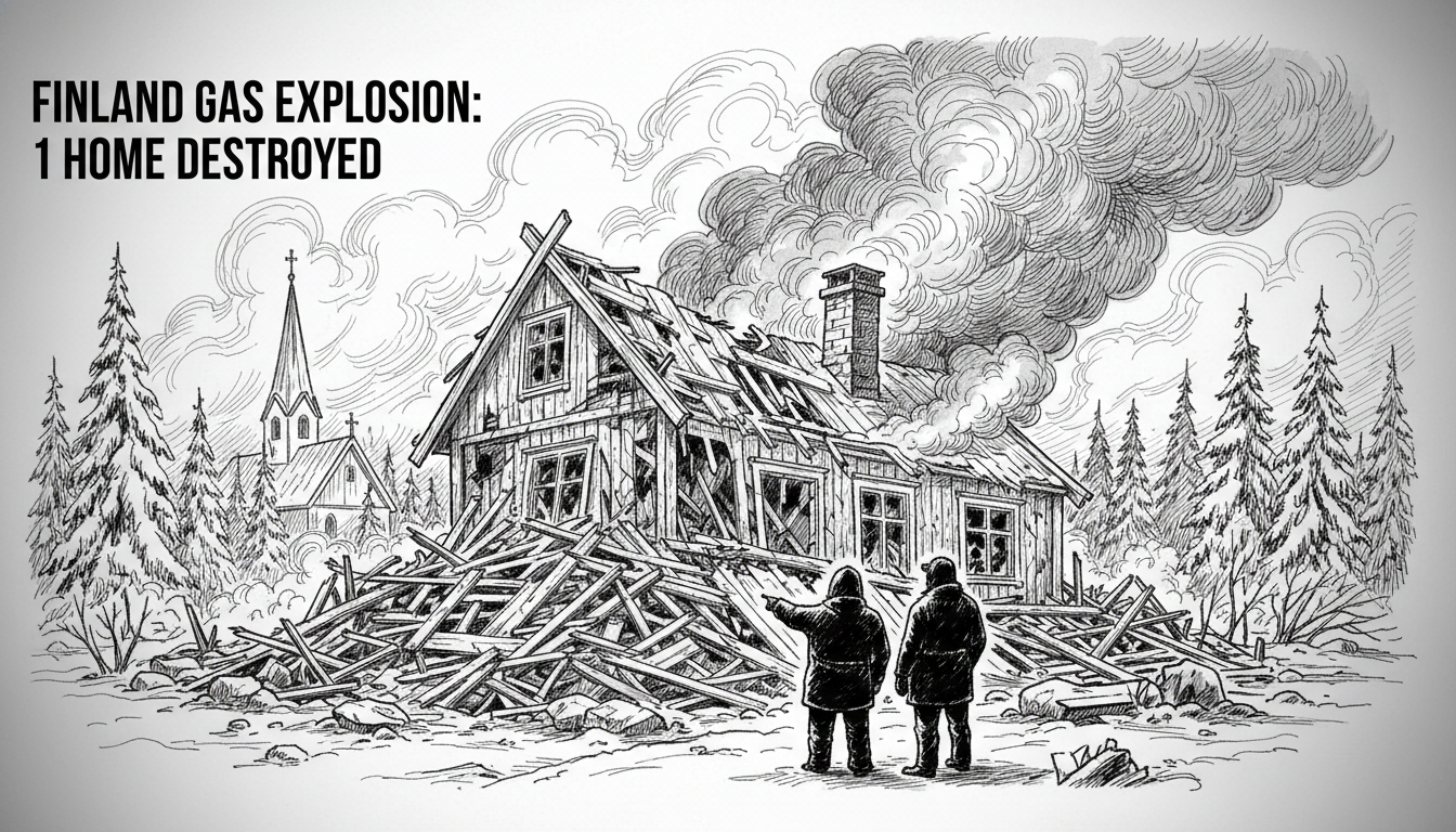 Finland Gas Explosion: 1 Home Destroyed