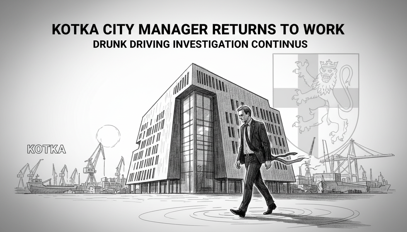 Kotka City Manager Returns to Work Amid Drunk Driving Investigation