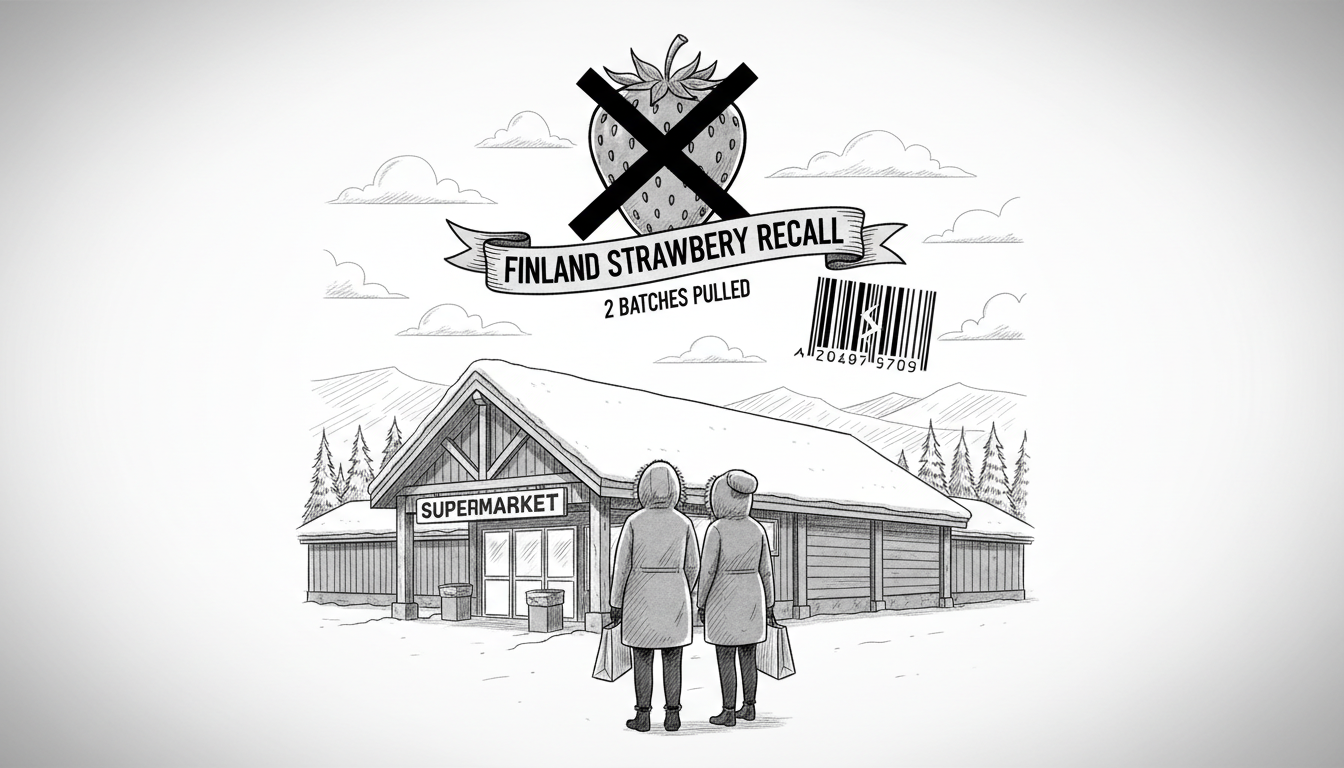 Finland Strawberry Recall: 2 Batches Pulled