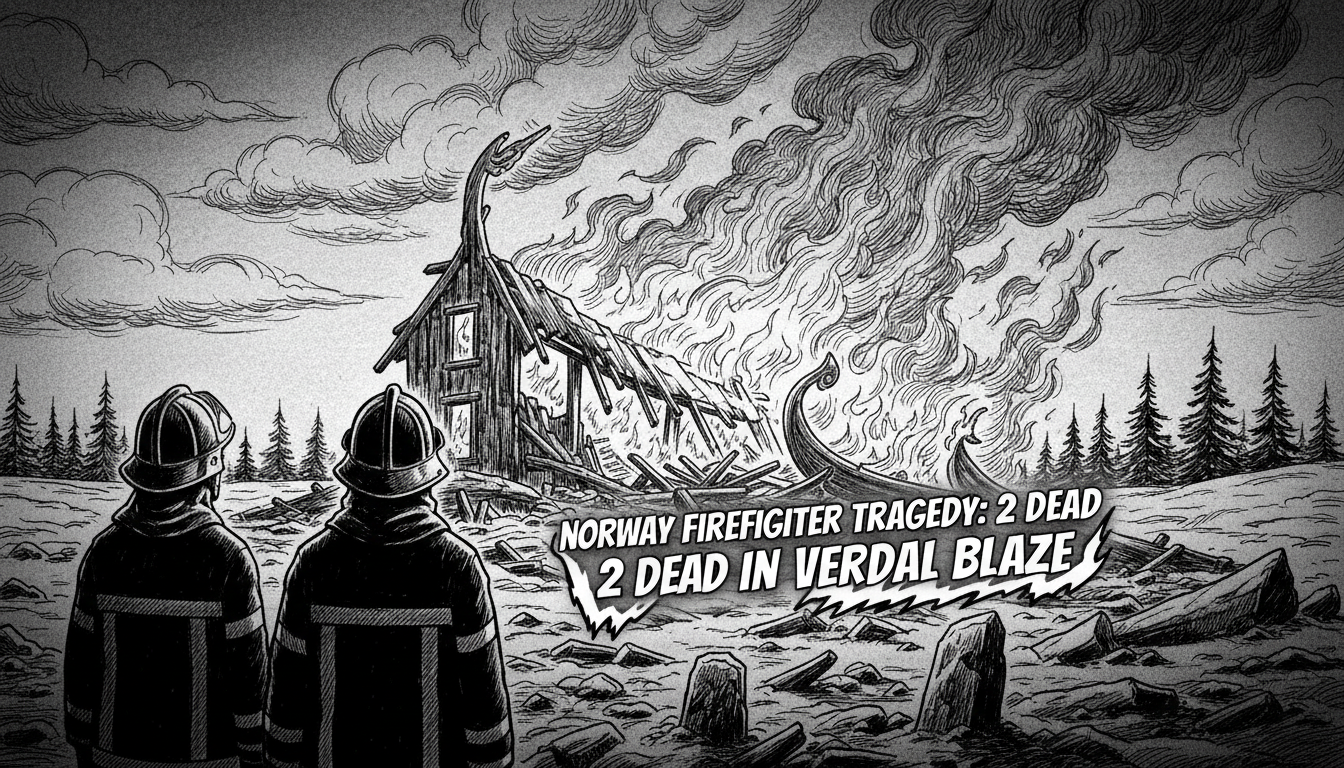 Norway Firefighter Tragedy: 2 Dead in Verdal Blaze