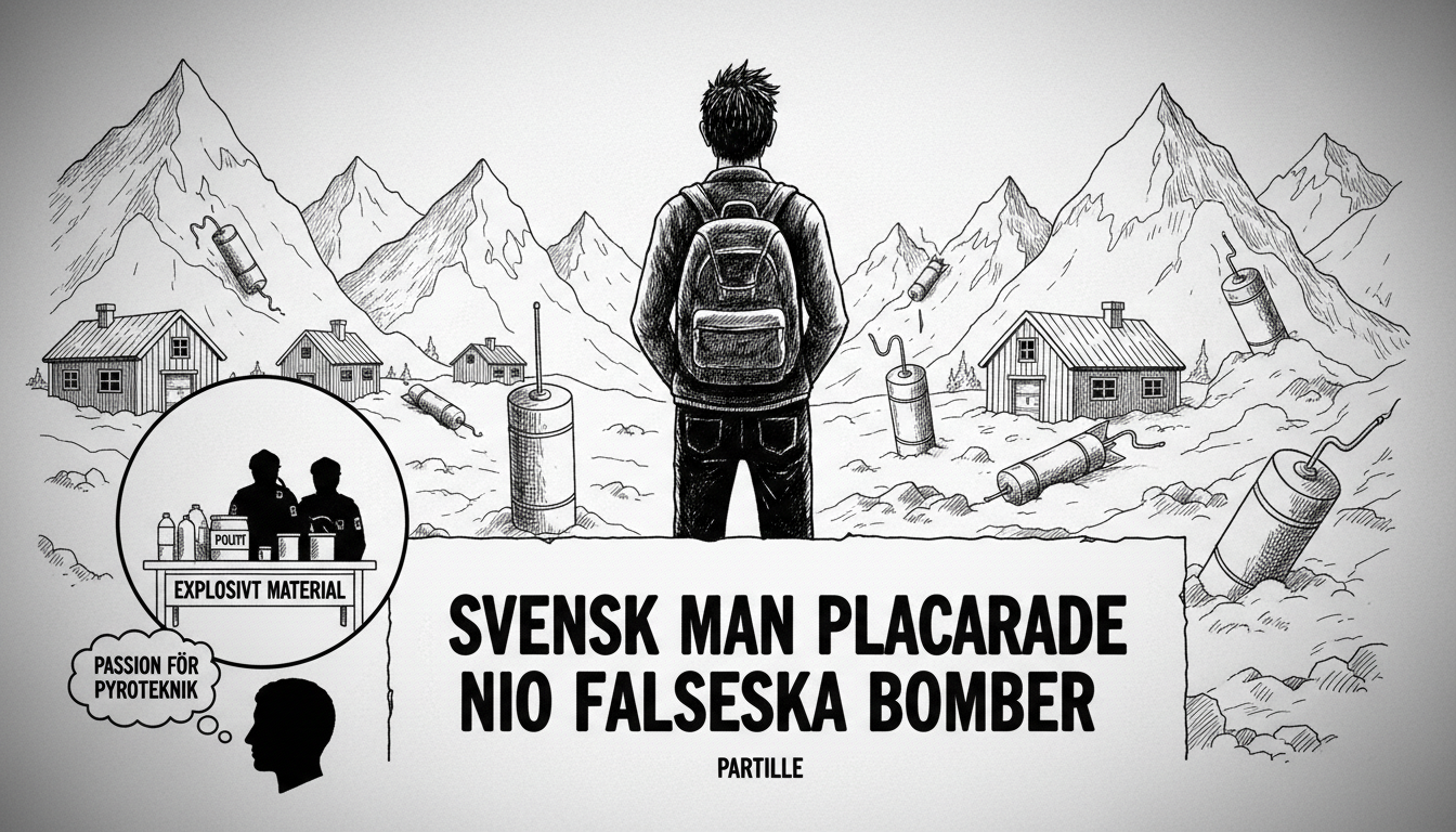 Swedish Man Placed Nine Fake Bombs in Partille