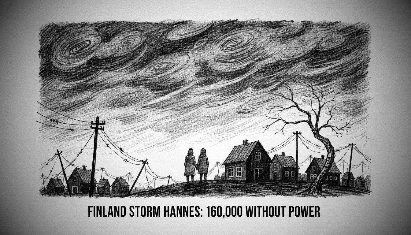 Finland Storm Hannes: 160,000 Without Power