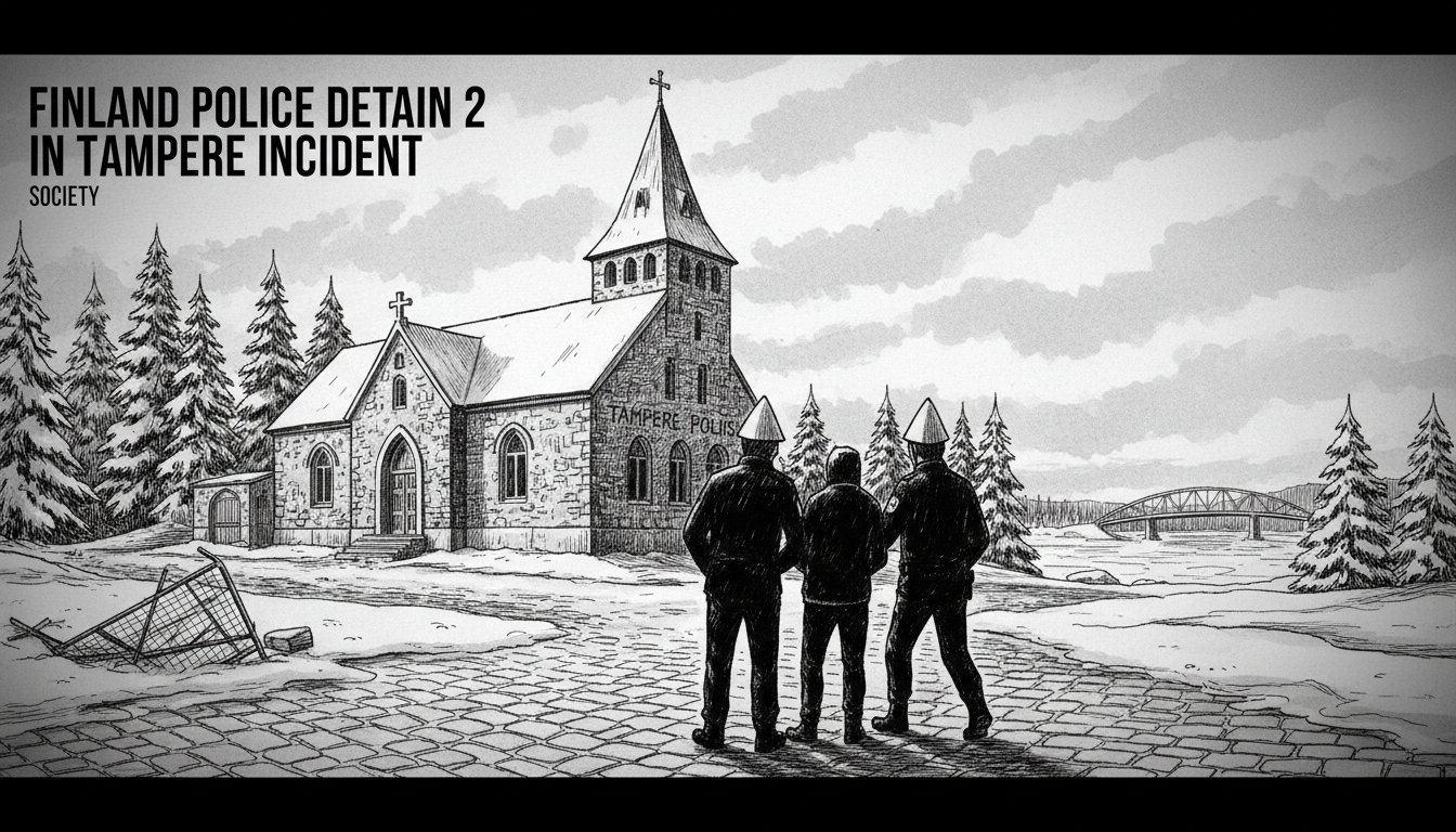 Finland Police Detain 2 in Tampere Incident