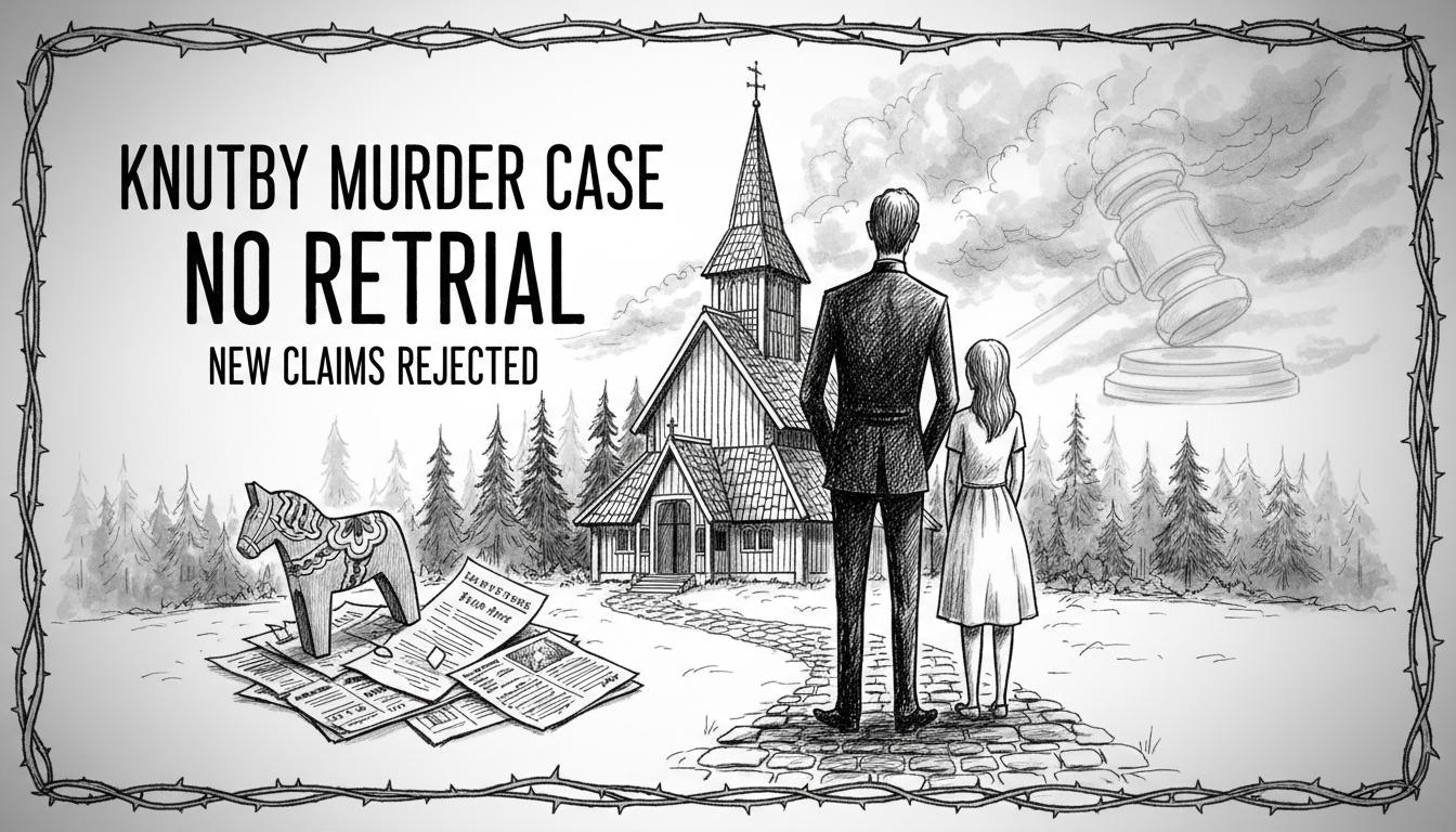 No Retrial in Knutby Murder Case Despite New Claims
