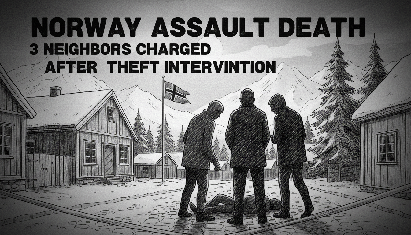 Norway Assault Death: 3 Neighbors Charged After Theft Intervention