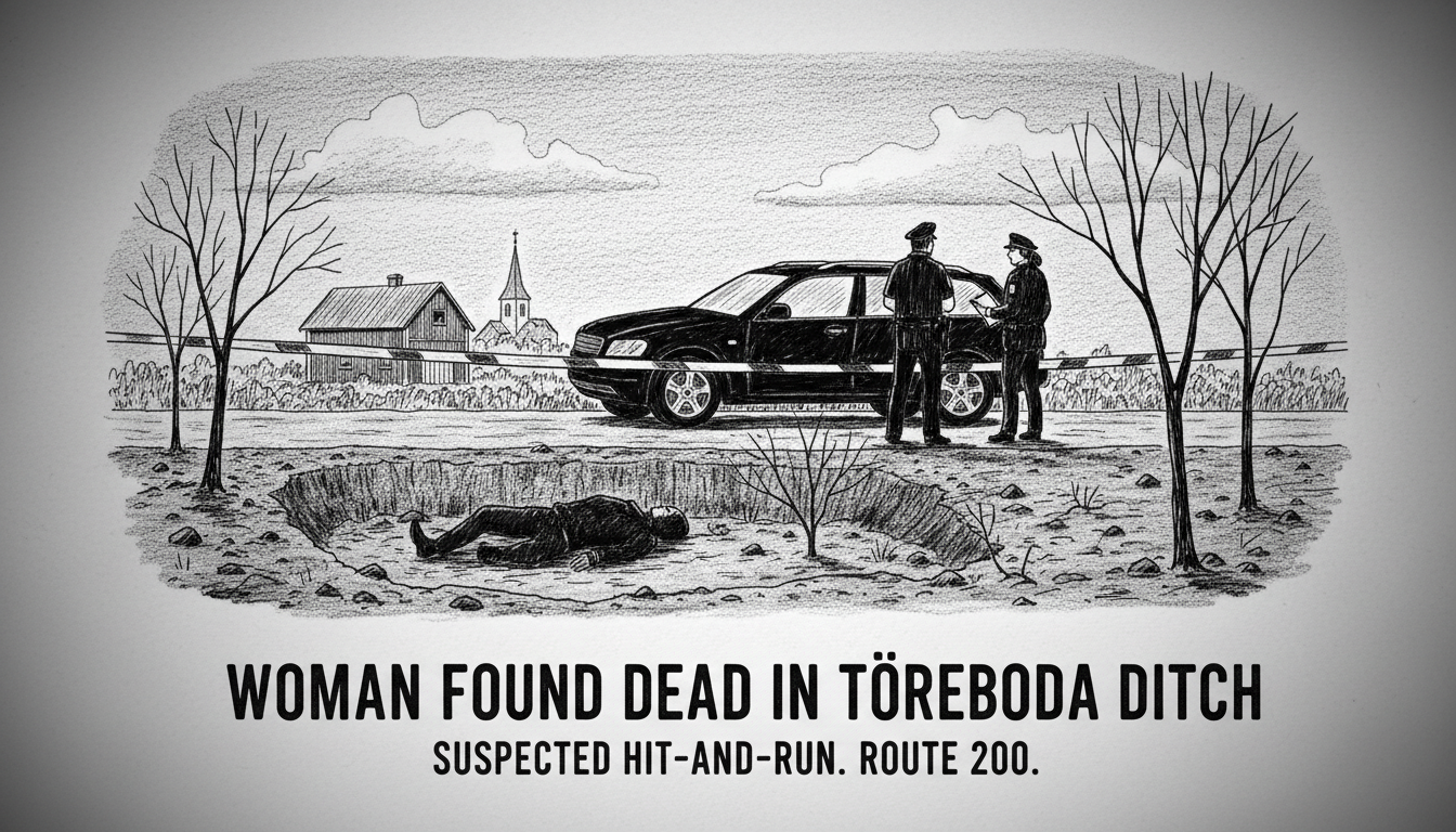 Woman Found Dead in Ditch Following Suspected Hit-and-Run Accident
