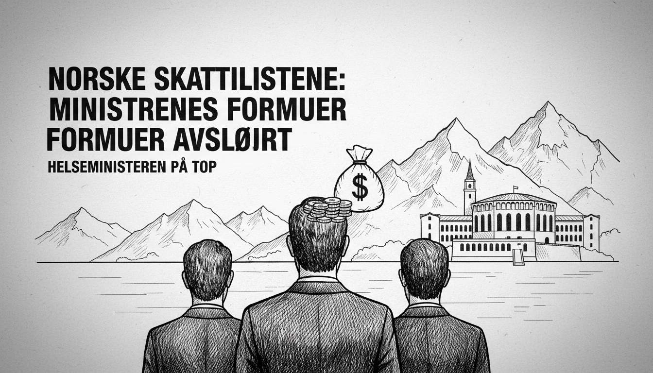 Norwegian Government Ministers' Wealth Revealed in Tax Lists