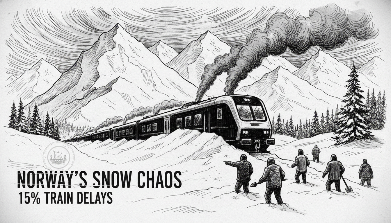 Norway's Snow Chaos: 15% Train Delays