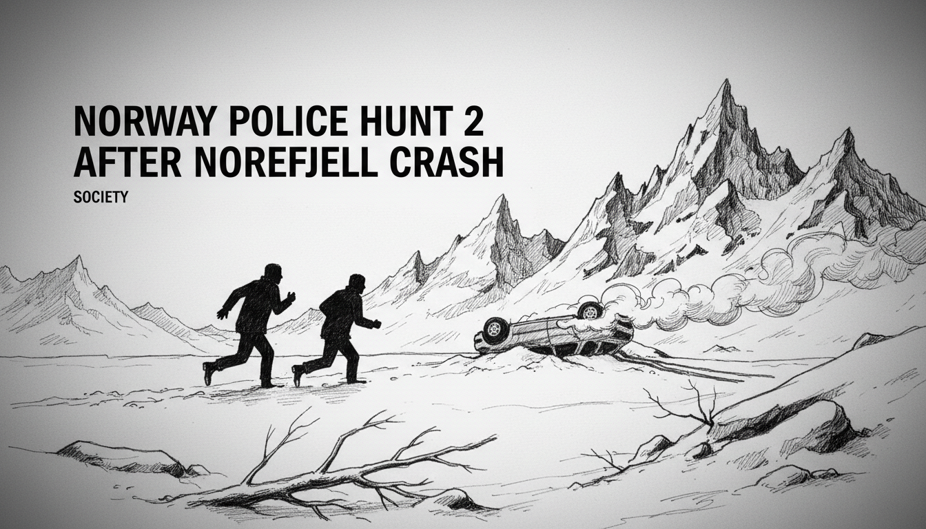 Norway Police Hunt 2 After Norefjell Crash