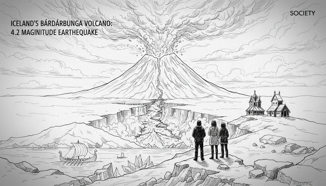 Iceland's Bárðarbunga Volcano: 4.2 Magnitude Earthquake