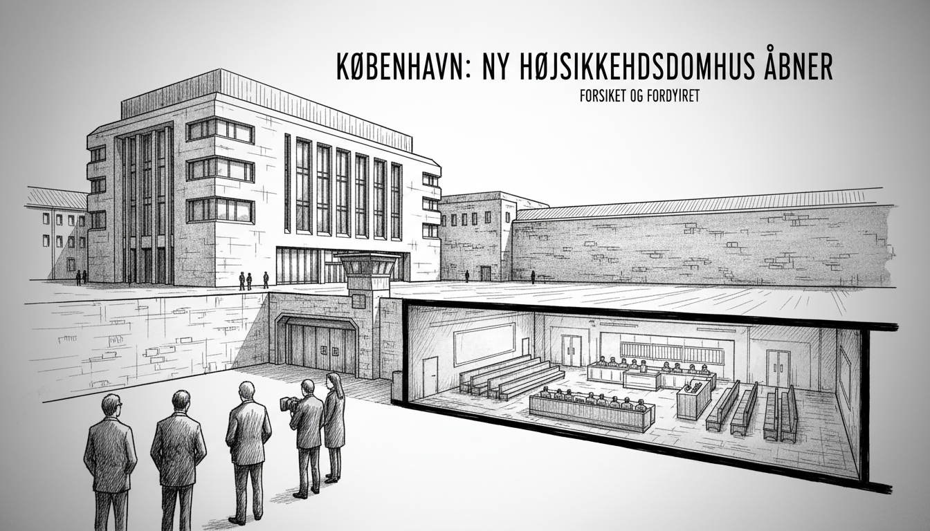 Copenhagen Opens New High-Security Courthouse After Years of Delays