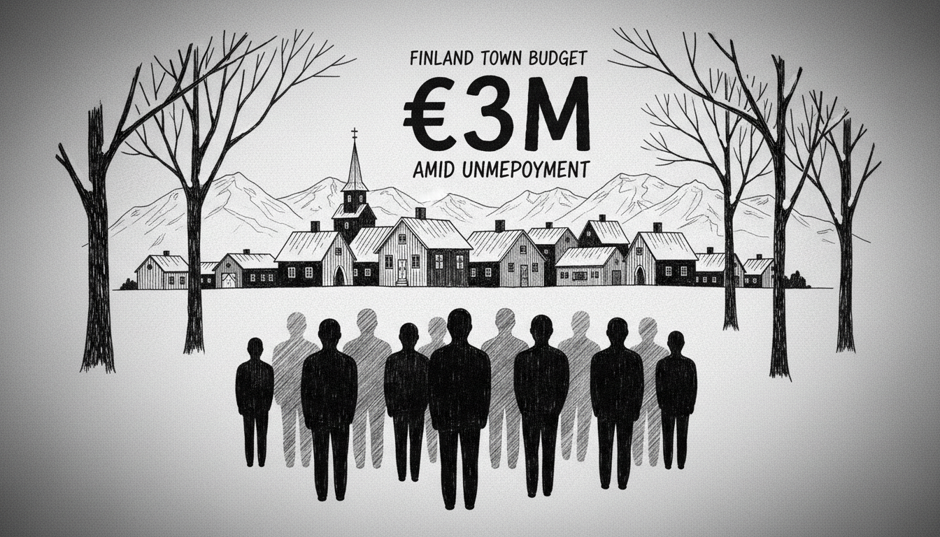 Finland Town Budget: €3M Amid Unemployment