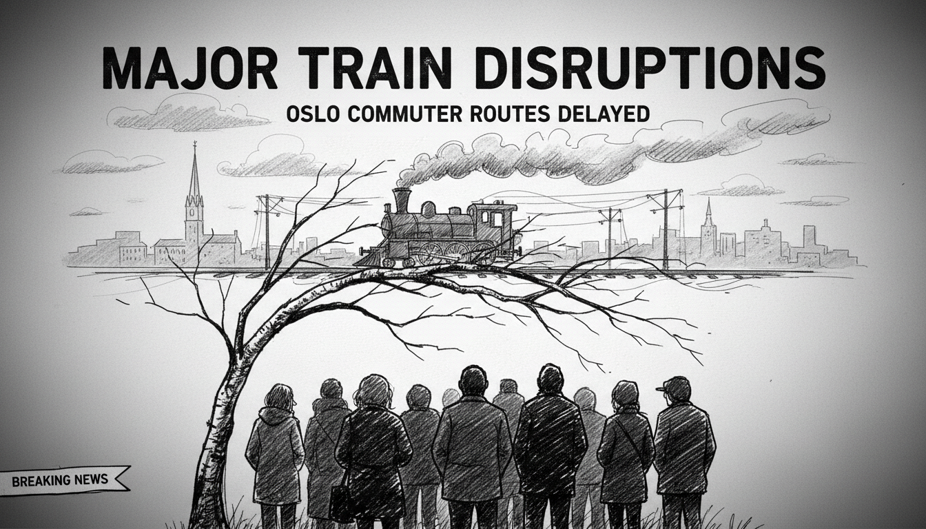 Major Train Disruptions Cause Delays on Oslo Commuter Routes