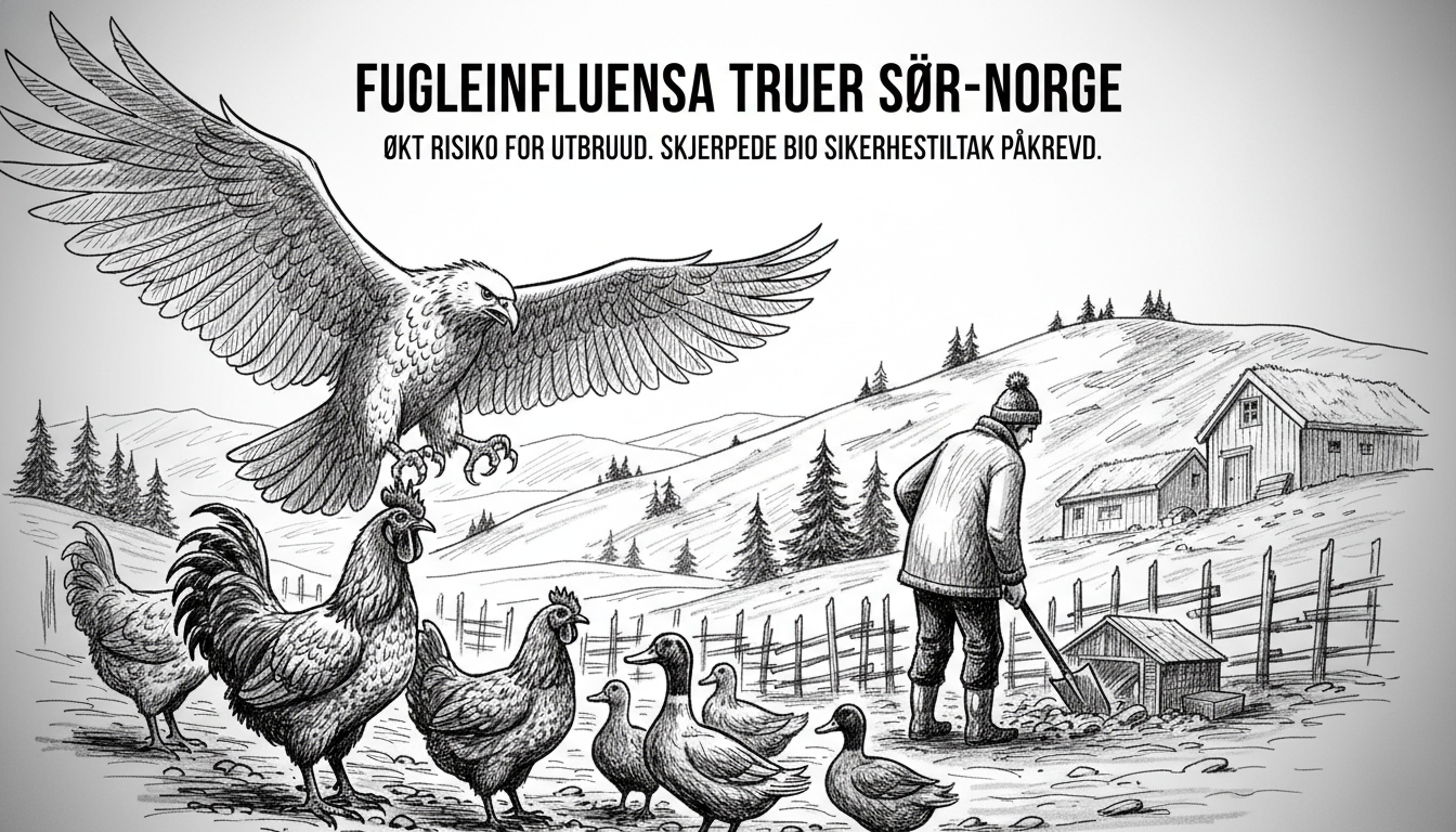 Increased Risk of Bird Flu Outbreaks in Southern Norway