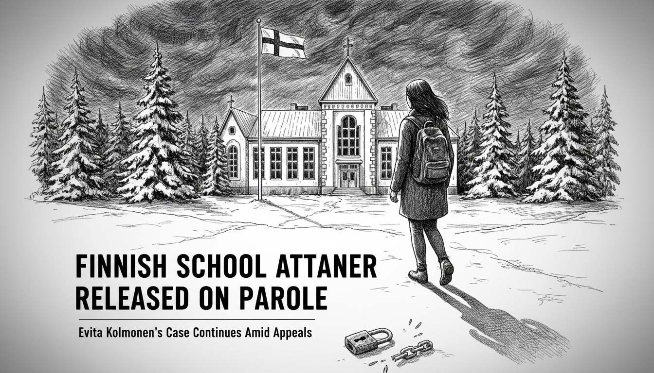 Finnish School Attack Planner Released on Parole
