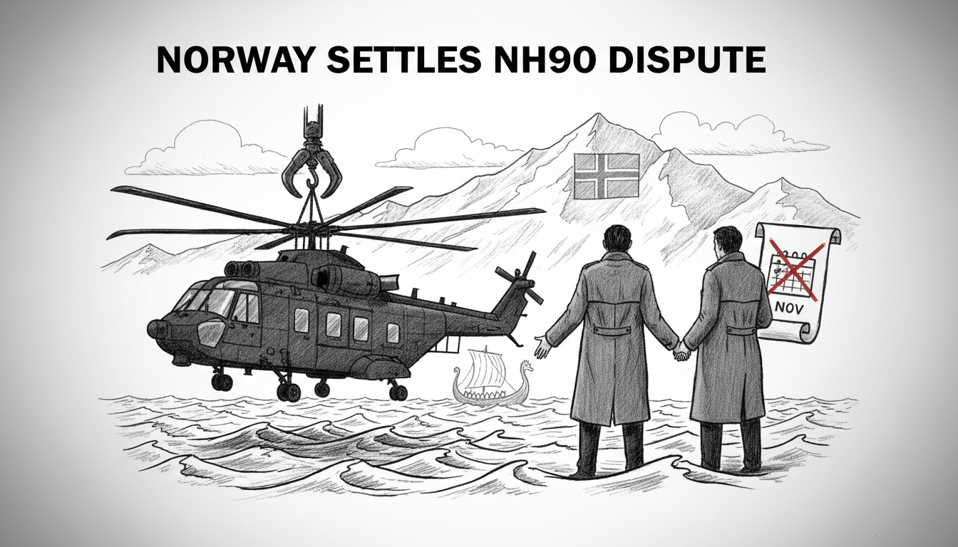 Norway Reaches Settlement in NH90 Helicopter Dispute