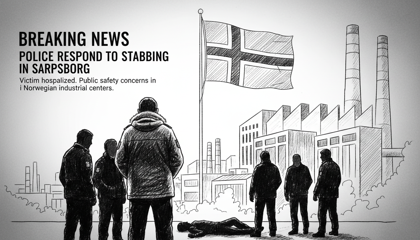 Police Respond to Stabbing Incident in Sarpsborg