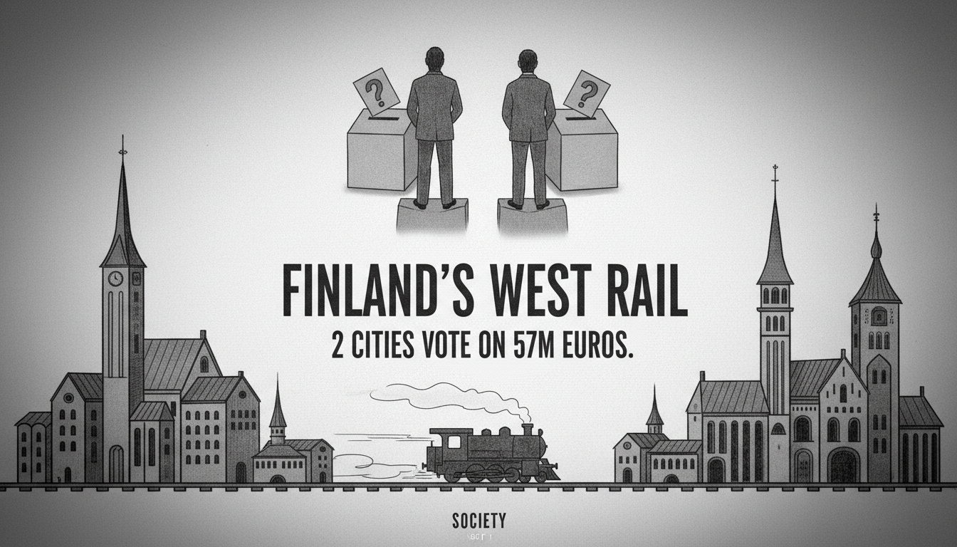 Finland's West Rail: 2 Cities Vote on 57M Euros