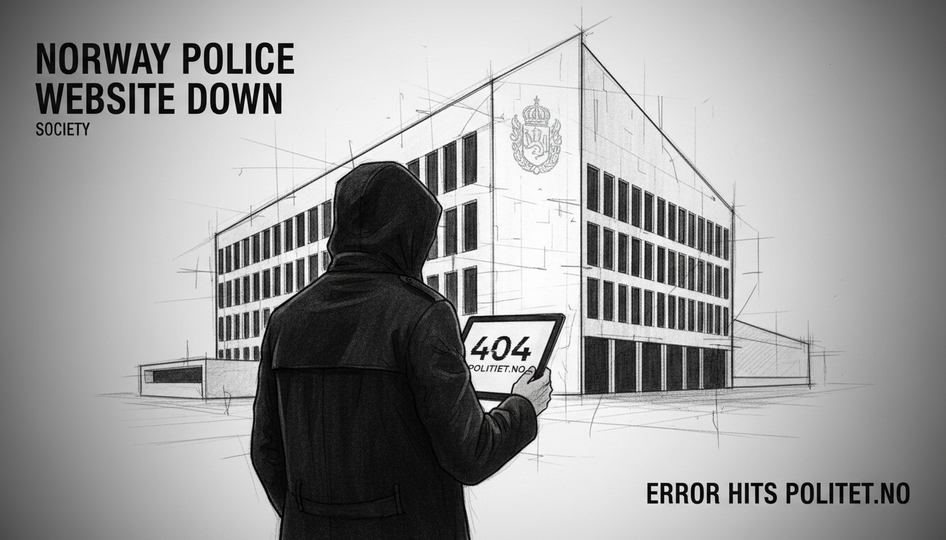Norway Police Website Down: 404 Error Hits Politiet.no
