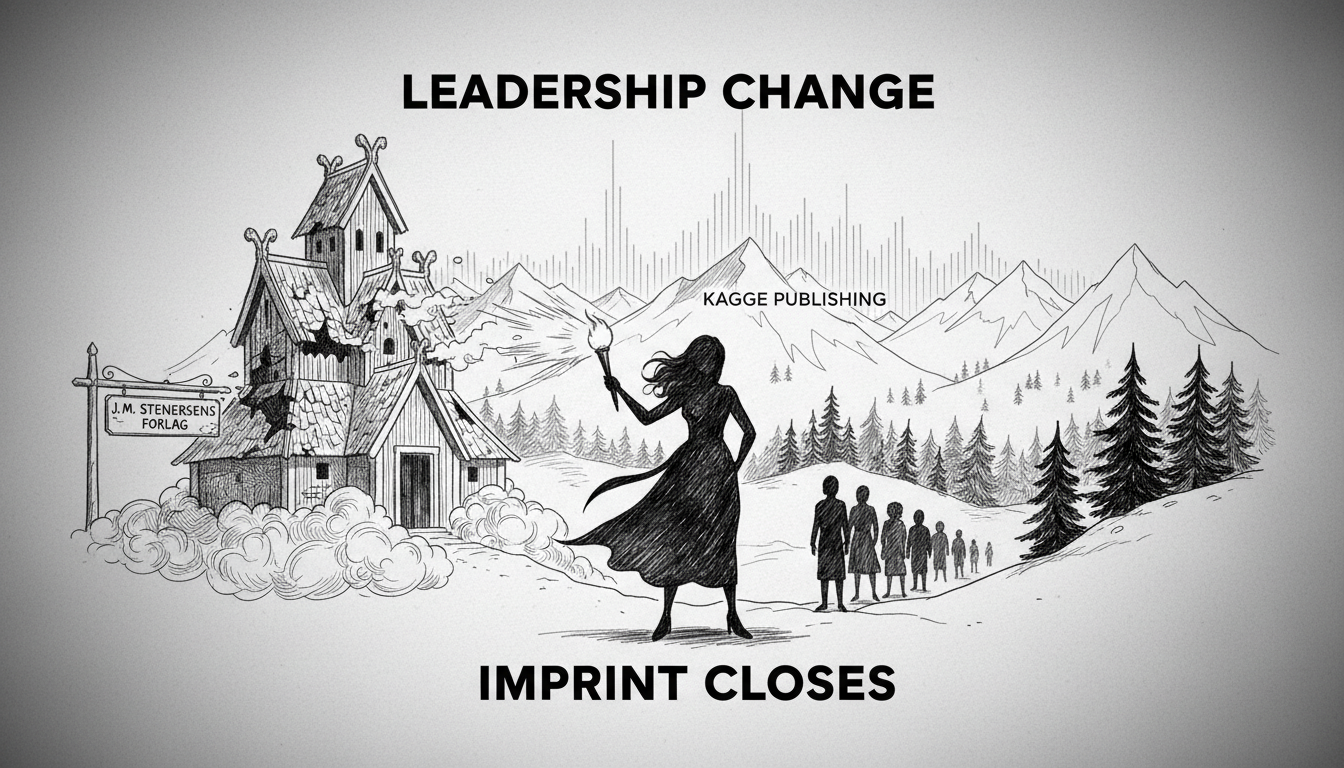 Leadership Change at Kagge Publishing as J.M. Stenersen Imprint Closes