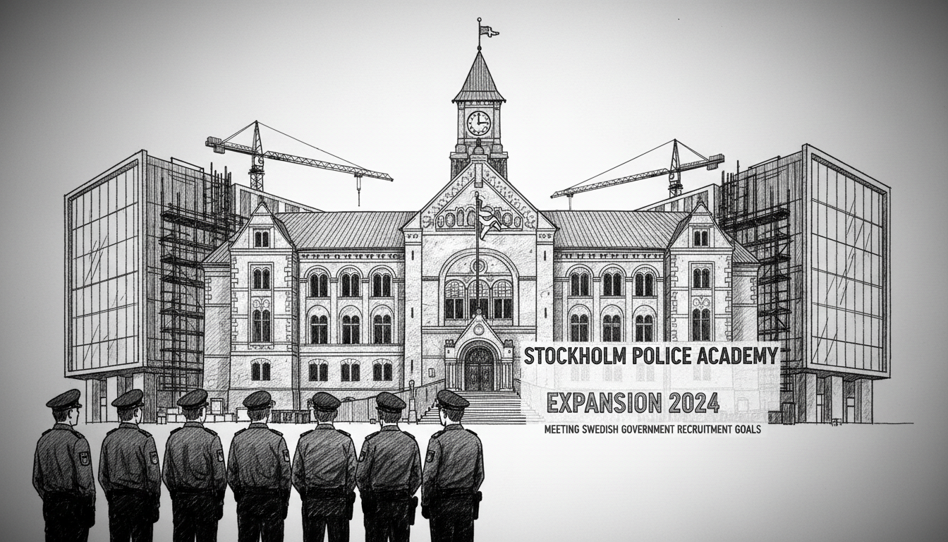 Stockholm Police Academy Expands to Meet Swedish Government Recruitment Goals