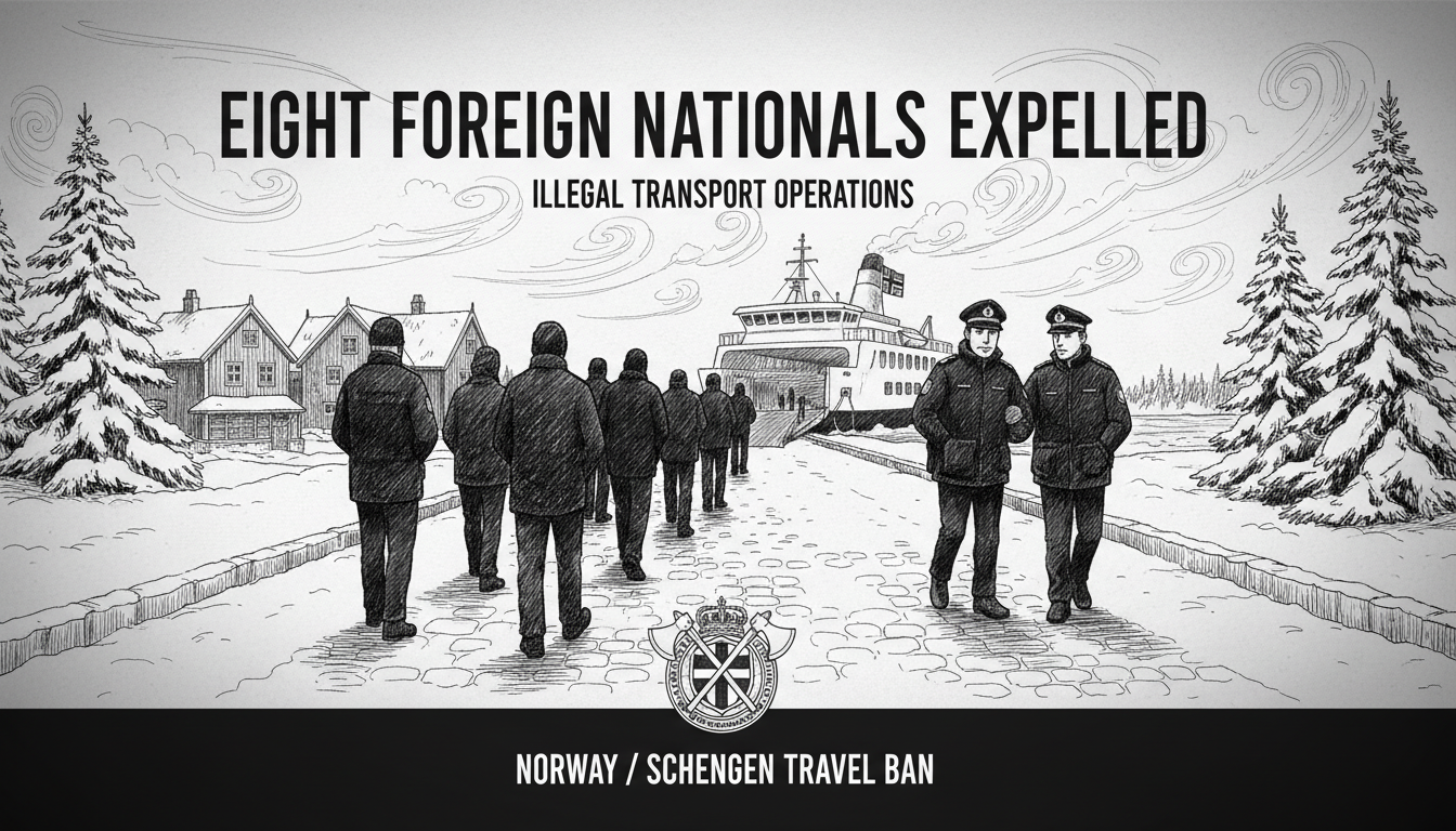 Eight Foreign Nationals Expelled for Illegal Passenger Transport Operations