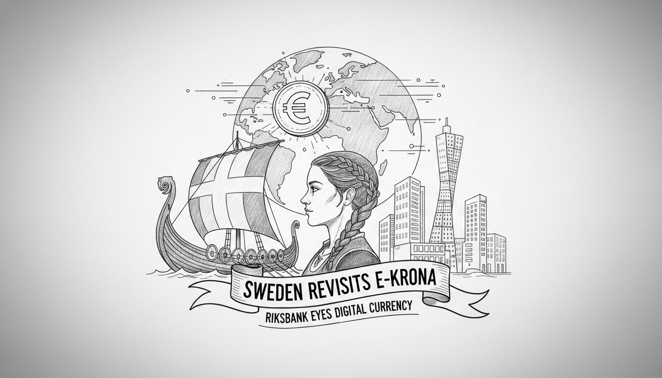 Sweden Revisits E-Krona: Riksbank Eyes Digital Currency