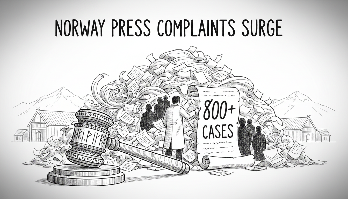 Norway Press Complaints Surge: 800+ Cases