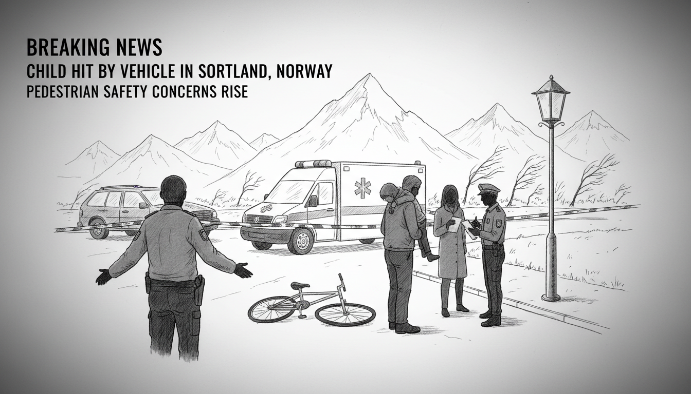 Child Hit by Vehicle in Sortland