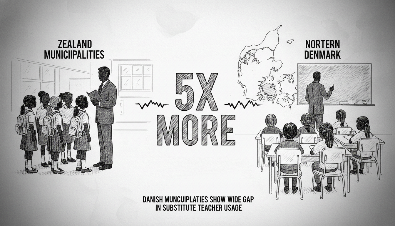Danish Municipalities Show Wide Gap in Substitute Teacher Usage