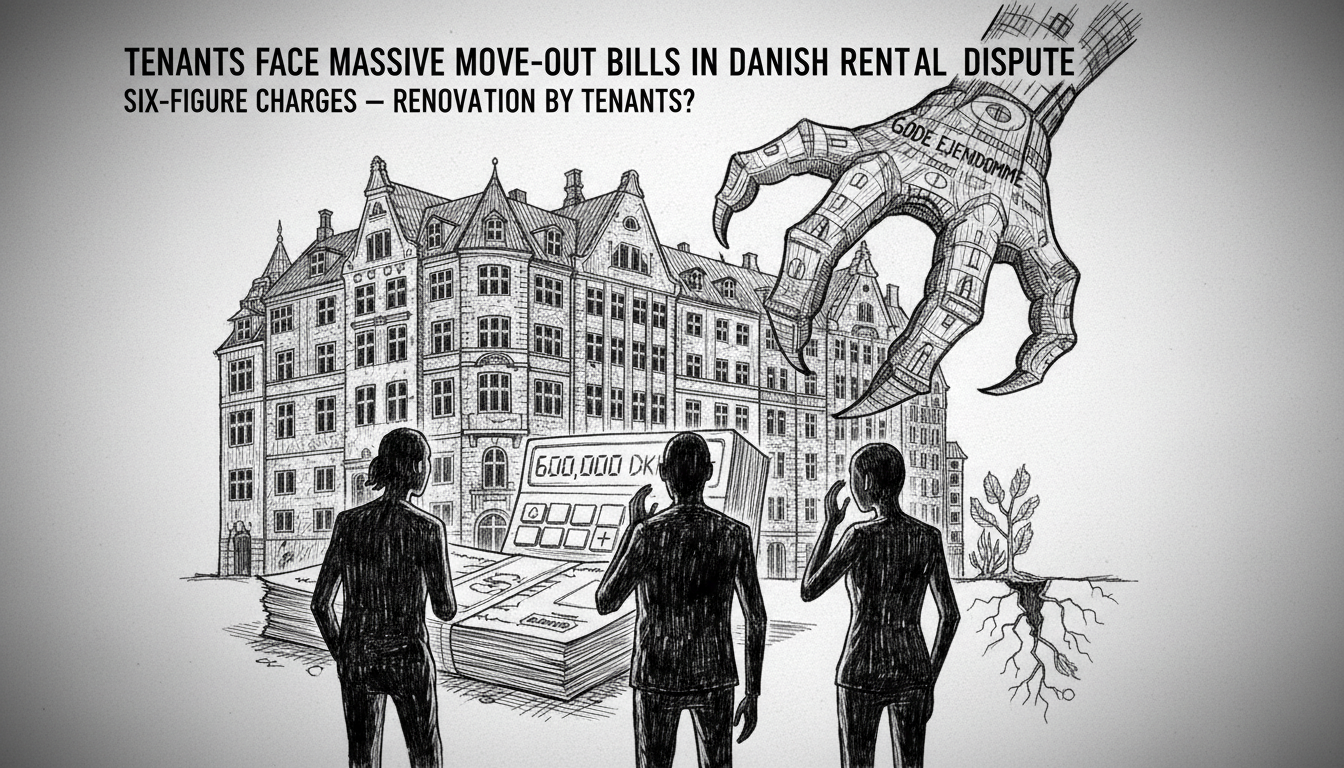 Tenants Face Massive Move-Out Bills in Danish Rental Dispute