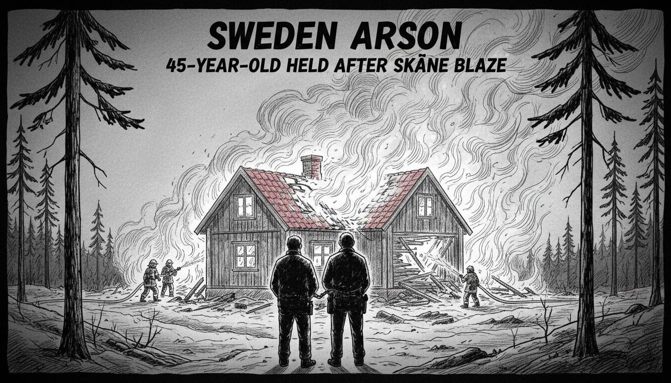 Sweden Arson: 45-Year-Old Held After Skåne Blaze