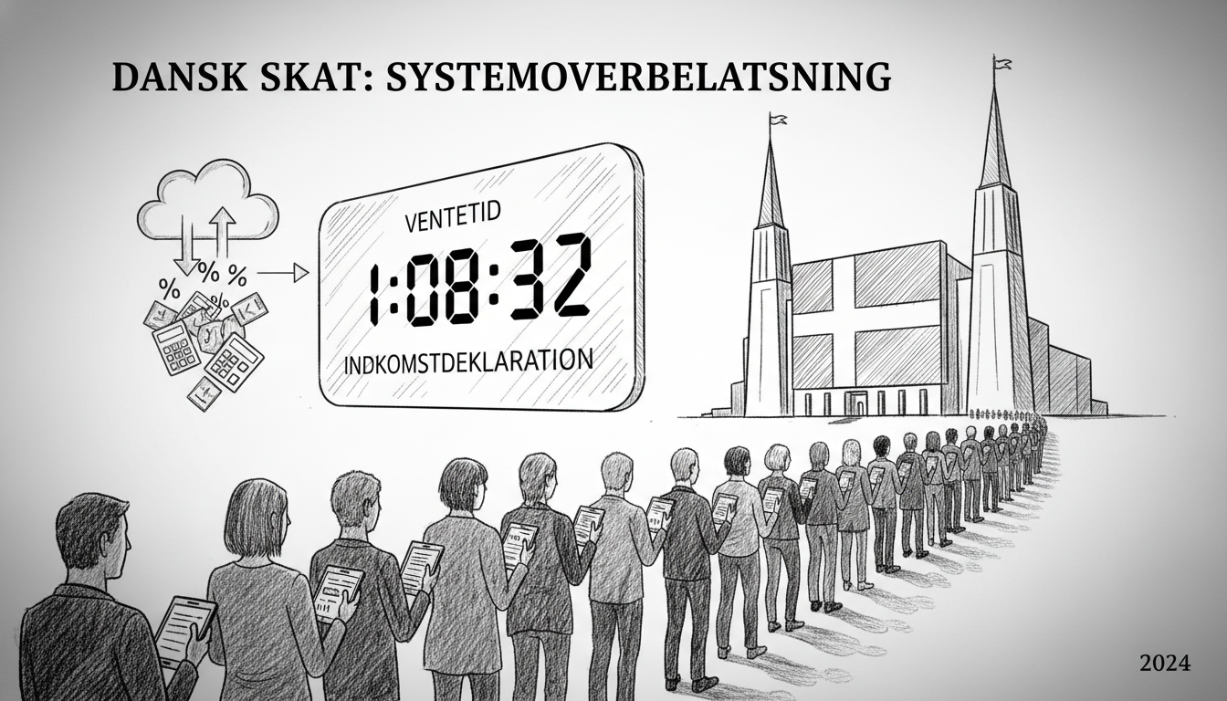 Danish Tax System Overwhelmed as Citizens Face Long Waits for Income Declarations