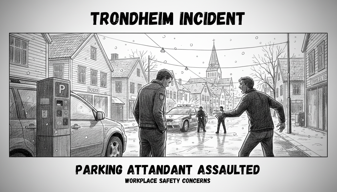 Parking Attendant Assaulted in Trondheim Incident