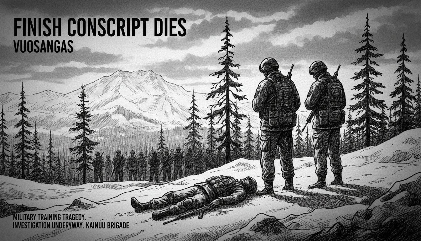 Finnish Conscript Dies in Military Training Exercise in Vuosangas