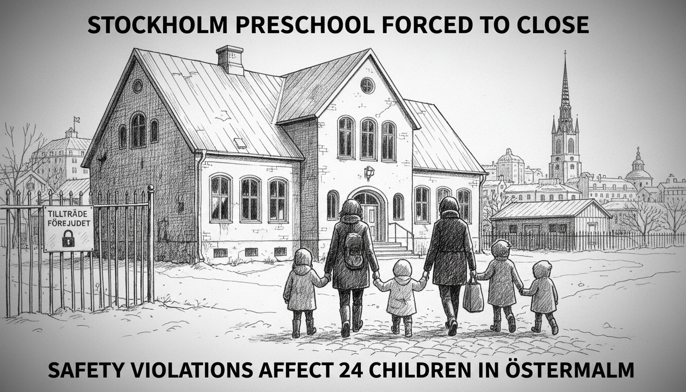 Stockholm Preschool Forced to Close After Safety Violations