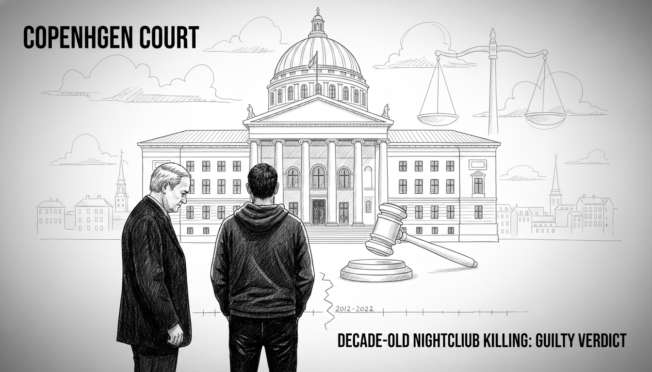 Copenhagen Court Finds Man Guilty in Decade-Old Nightclub Killing