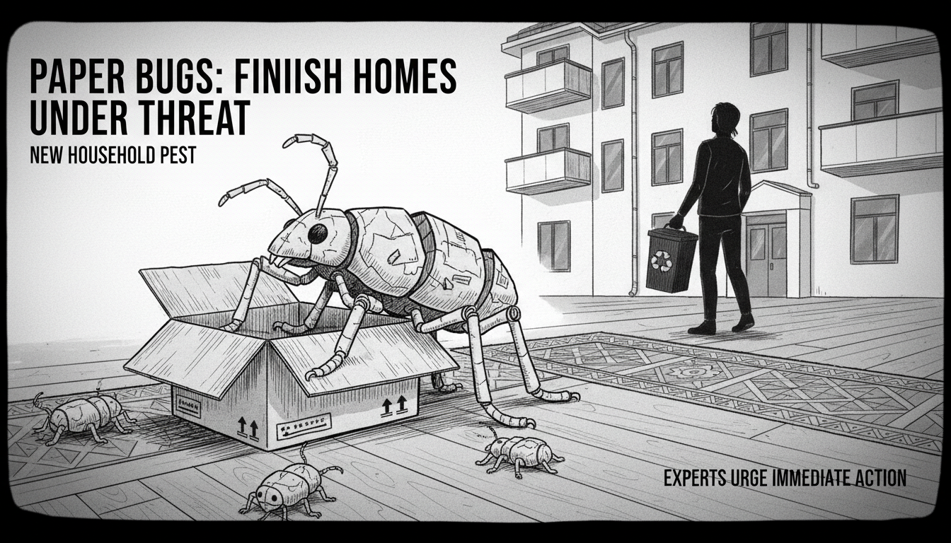 Paper Bugs Emerge as New Household Pest Threat in Finnish Homes