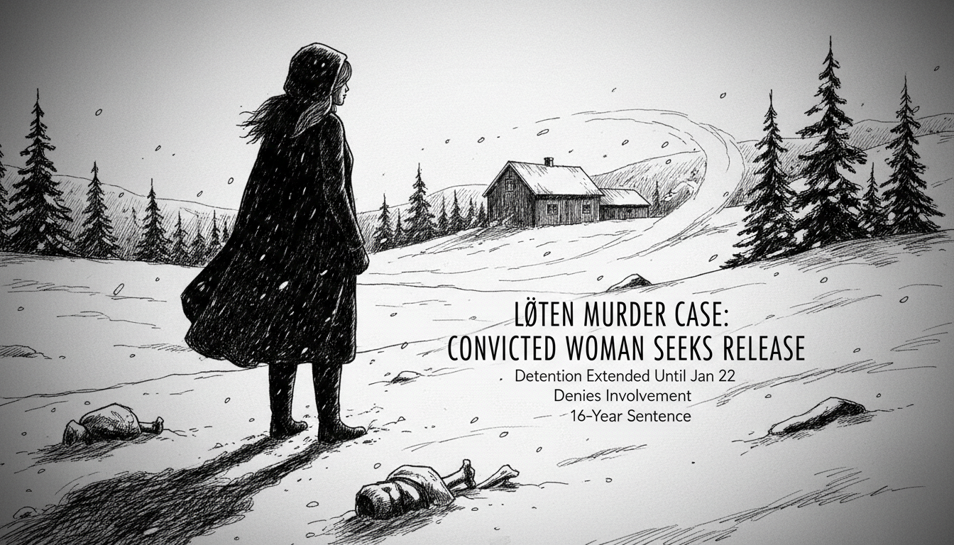 Løten Murder Case: Convicted Woman Seeks Release