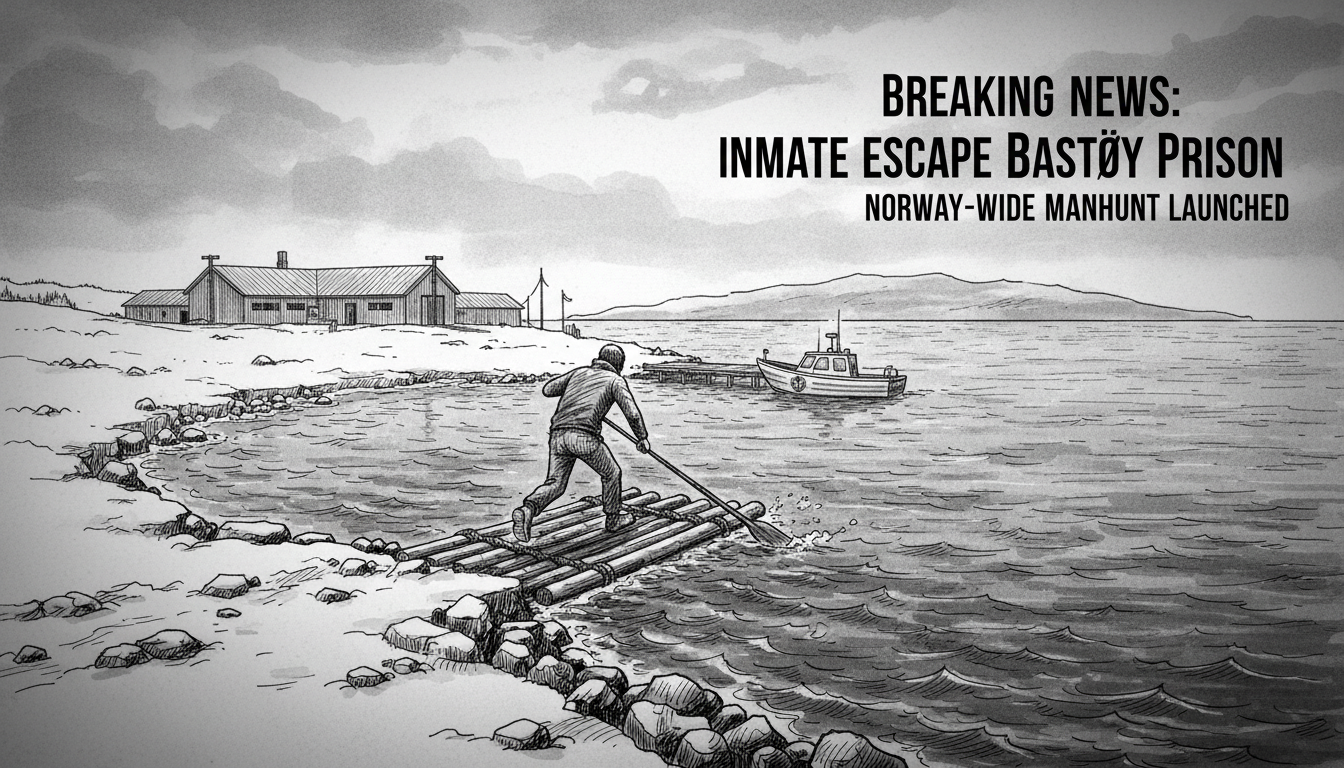 Inmate Escapes from Norway's Bastøy Prison