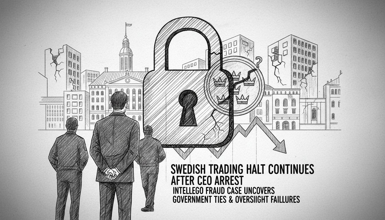 Swedish Trading Halt Continues After CEO Arrest