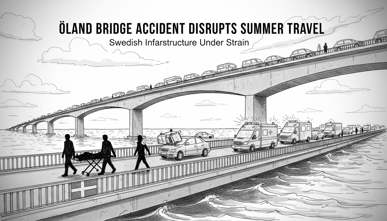 Accident on Öland Bridge Disrupts Traffic, Highlights Swedish Summer Travel