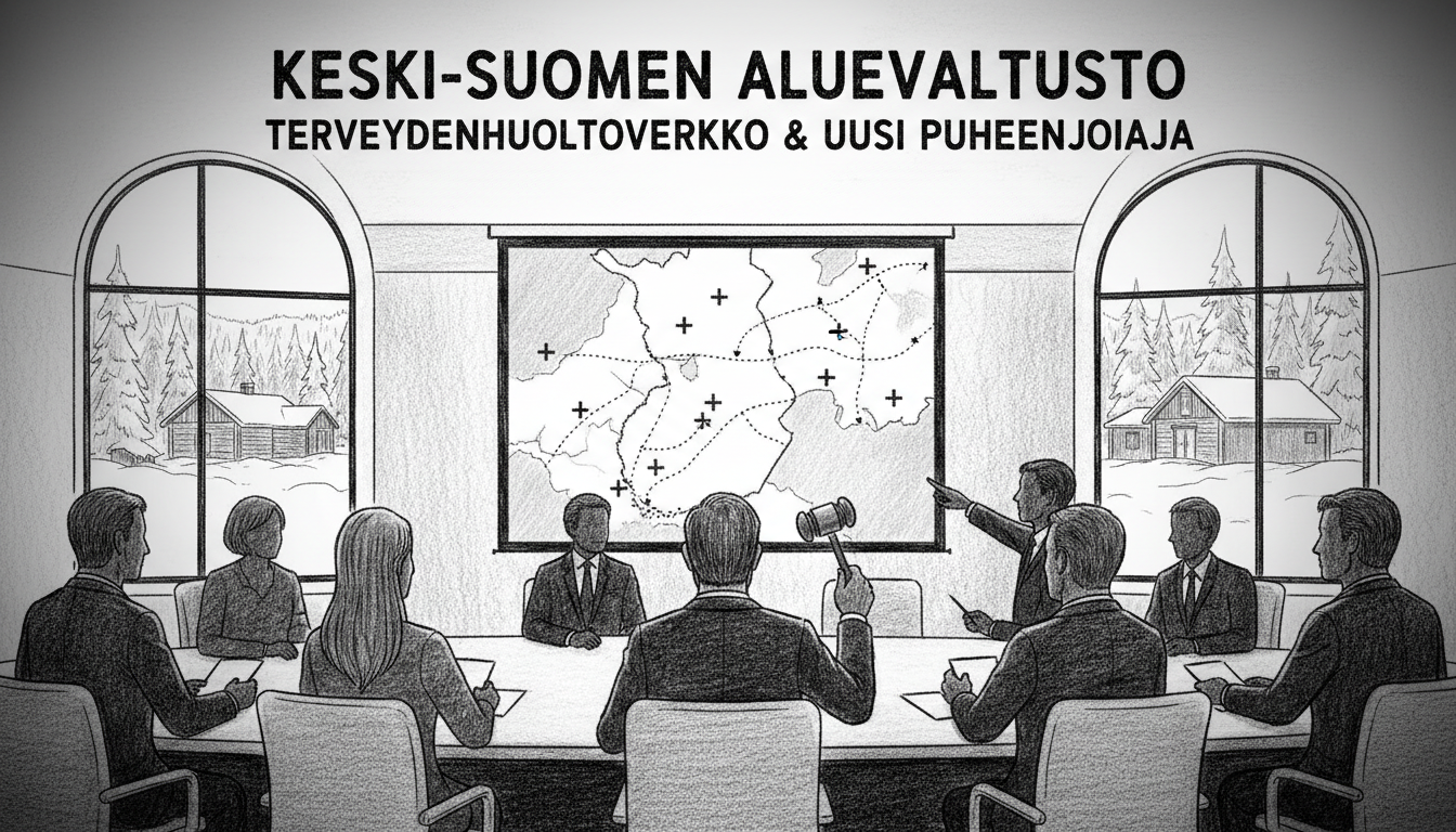 Central Finland Council Debates Healthcare Network and Selects New Chair