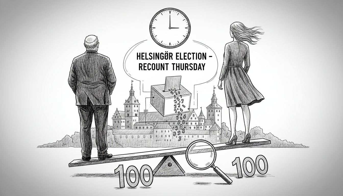 Mayoral Election Hangs in Balance After Vote Counting Error in Helsingør