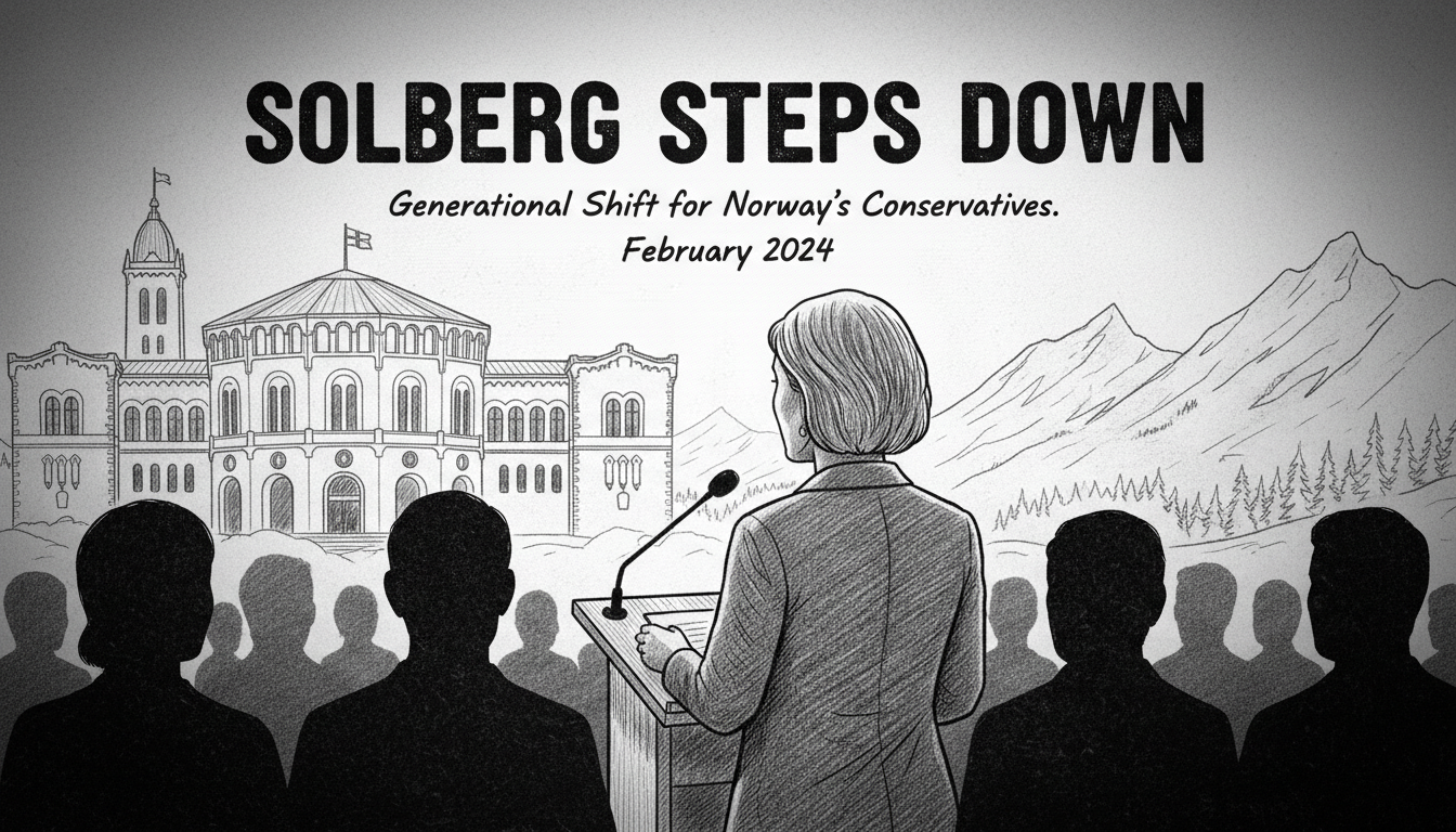 Erna Solberg Announces Planned Resignation as Conservative Leader
