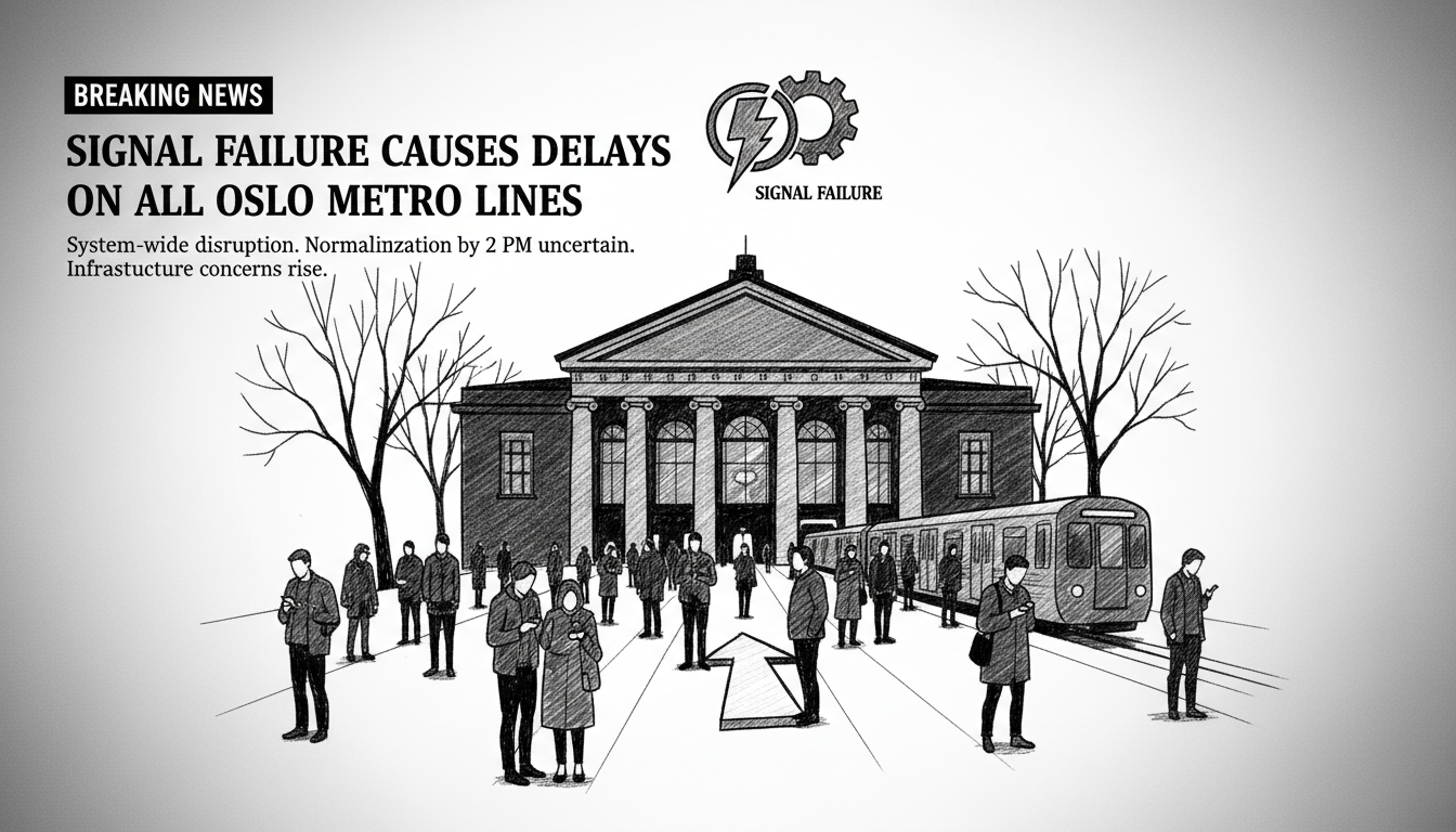 Signal Failure Causes Delays on All Oslo Metro Lines