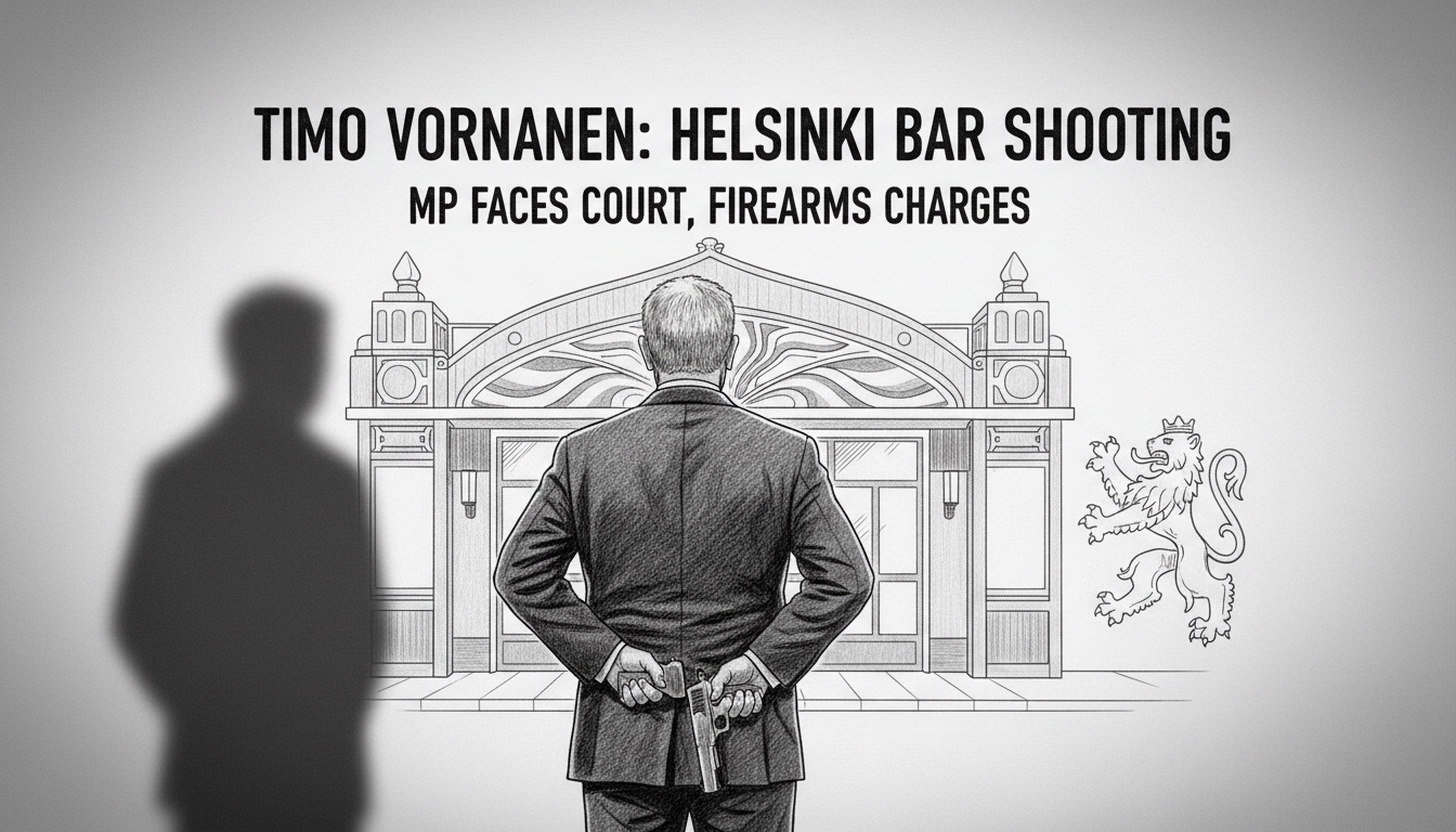 Finnish MP Timo Vornanen Faces Court Over Helsinki Bar Shooting Incident